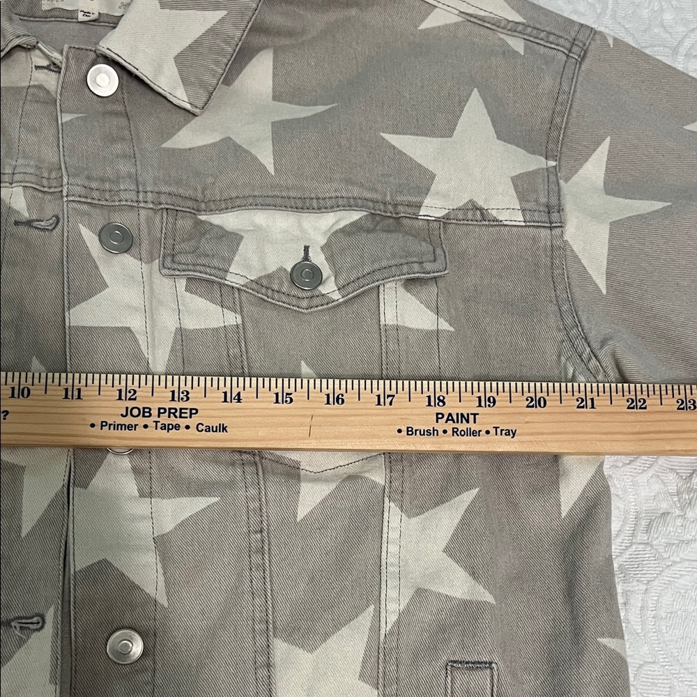 Altar'd State Gray Star Patterned Jacket - image 6